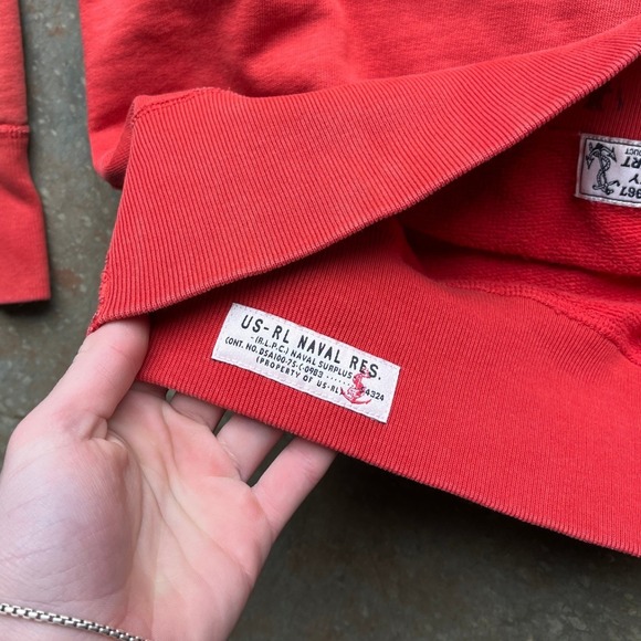 Polo Ralph Lauren Yukon Field US-RL DIV 1967 Red Graphic Sweatshirt Mens Medium - Picture 7 of 9